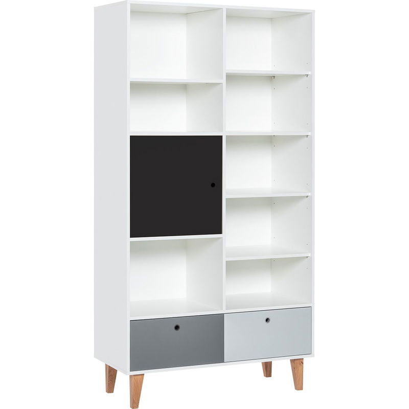 babyonlineshop VOX Concept Bücherregal black/white/graphite/ grey