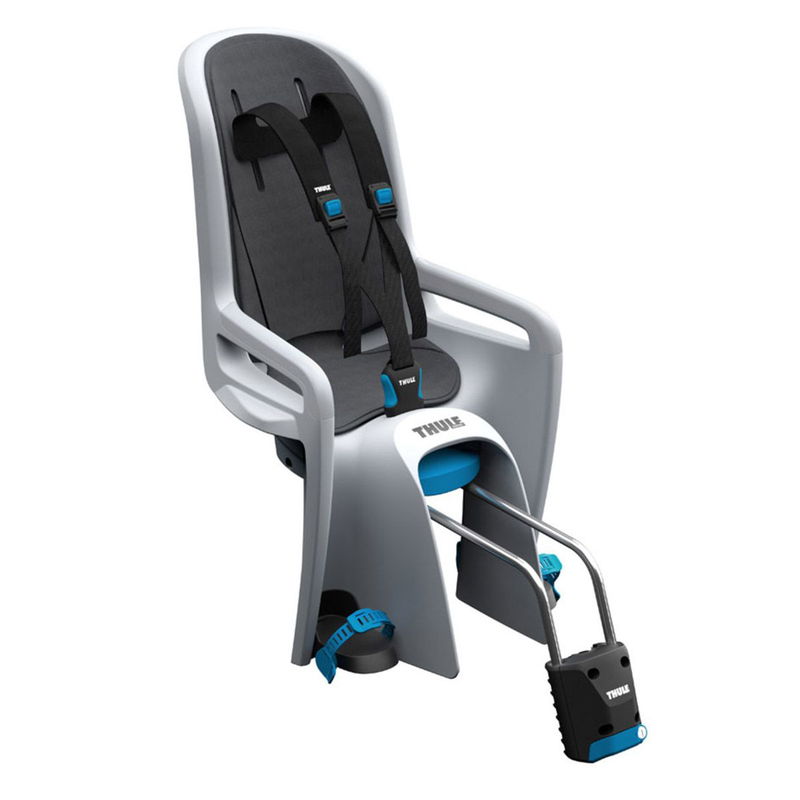 babyonlineshop Thule RideAlong Fahrradkindersitz hellgrau die sichere Transportmöglichkeit