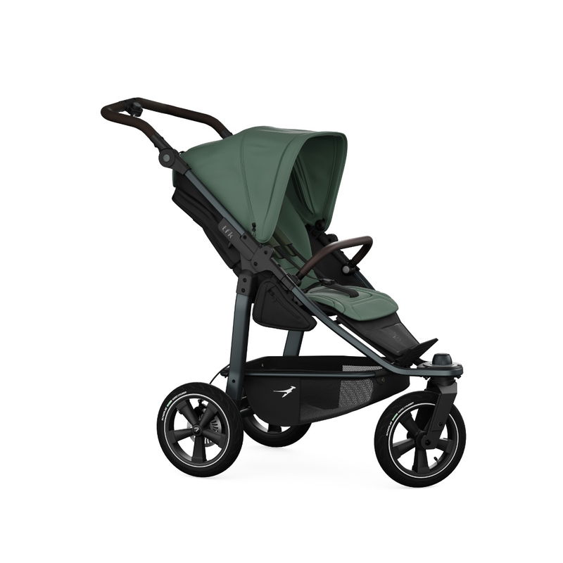 babyonlineshop tfk mono3 Sportwagen olive mit Luftrad-Set