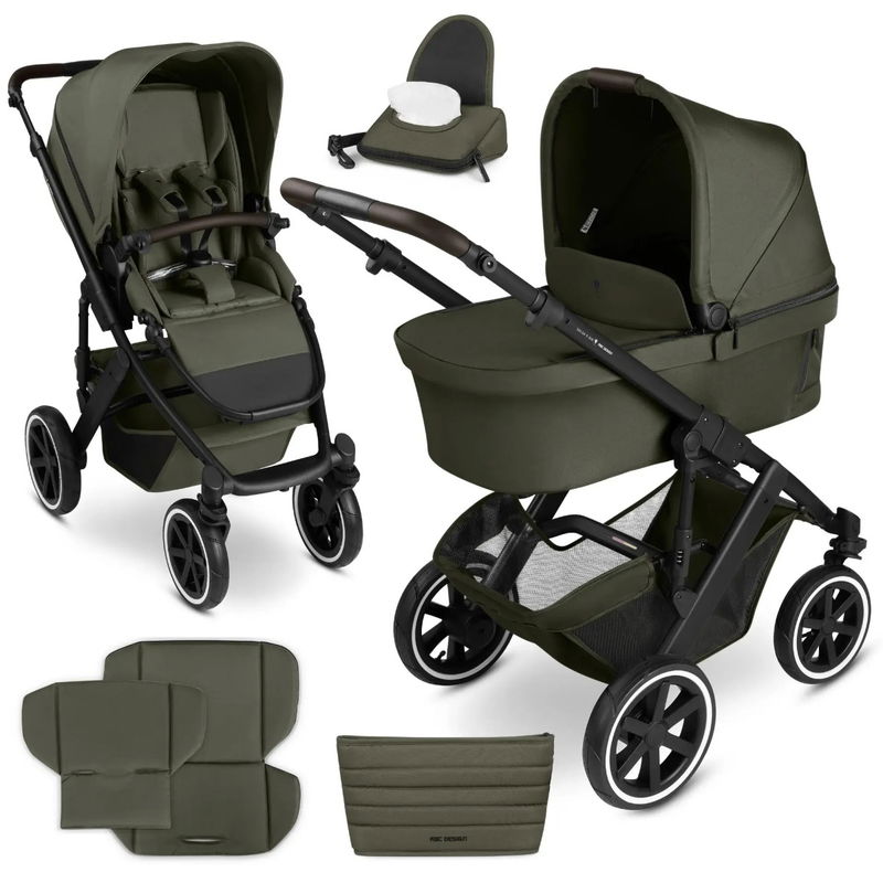 babyonlineshop ABC Design Salsa 5 Air Kombikinderwagen Avocado