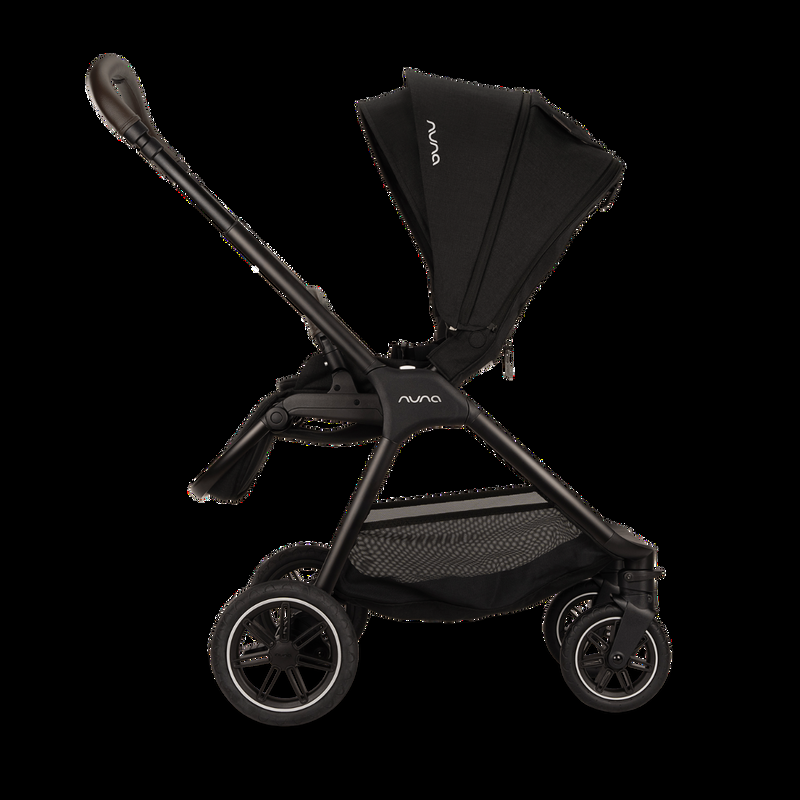 babyonlineshop Nuna TRIV next Kompakt-Kinderwagen mit magnetischem Verschluss inkl. Adapter Regenverdeck Caviar Meist gekauft