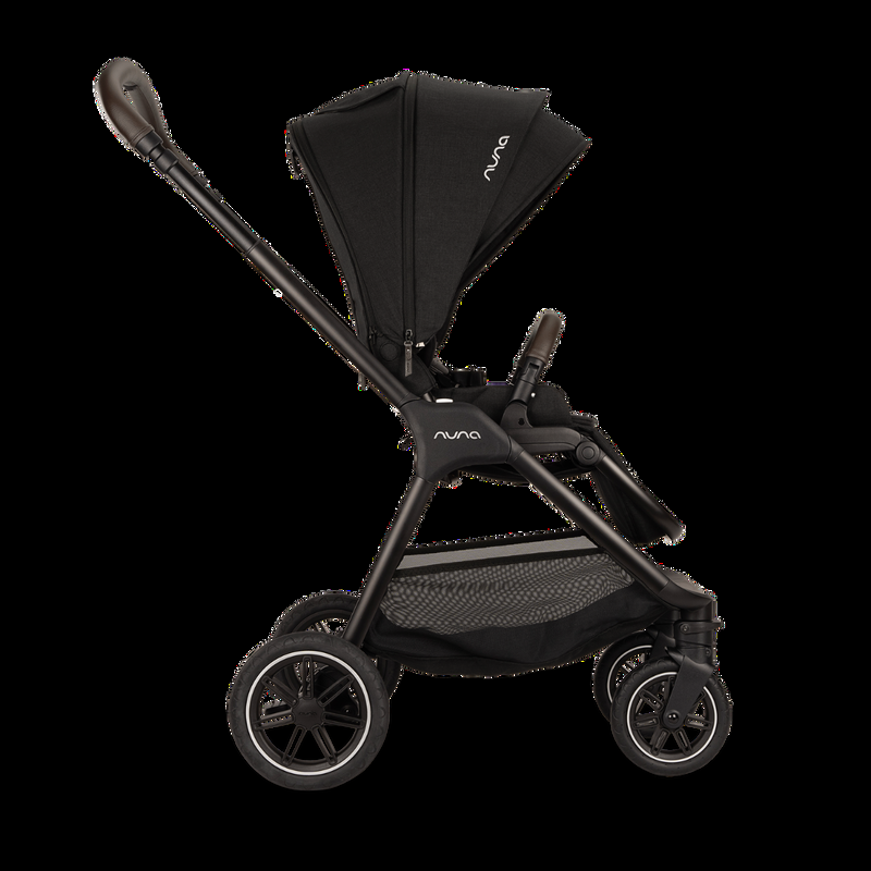 babyonlineshop Nuna TRIV next Kompakt-Kinderwagen mit magnetischem Verschluss inkl. Adapter Regenverdeck Caviar Meist gekauft