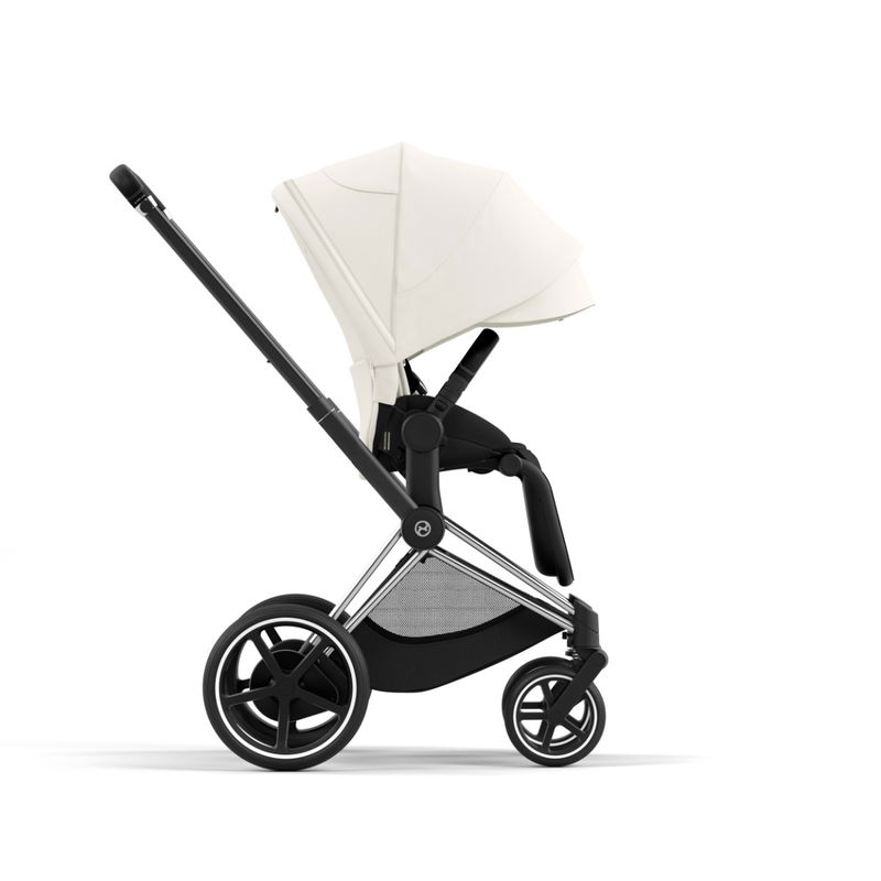 babyonlineshop CYBEX e-PRIAM Sportwagen Off White Gestell wählbar New Generation Flash Sale