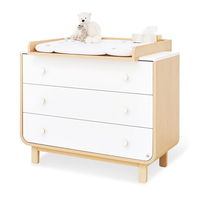 babyonlineshop Pinolino Bridge Wickelkommode breit abnehmbarer Wickelaufsatz zum Aktionspreis Vatertagsangebot