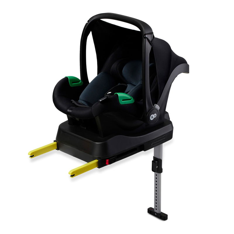 babyonlineshop Kinderkraft Kinderautositz mit Basisstation MINK PRO i-Size + MINK FX schwarz