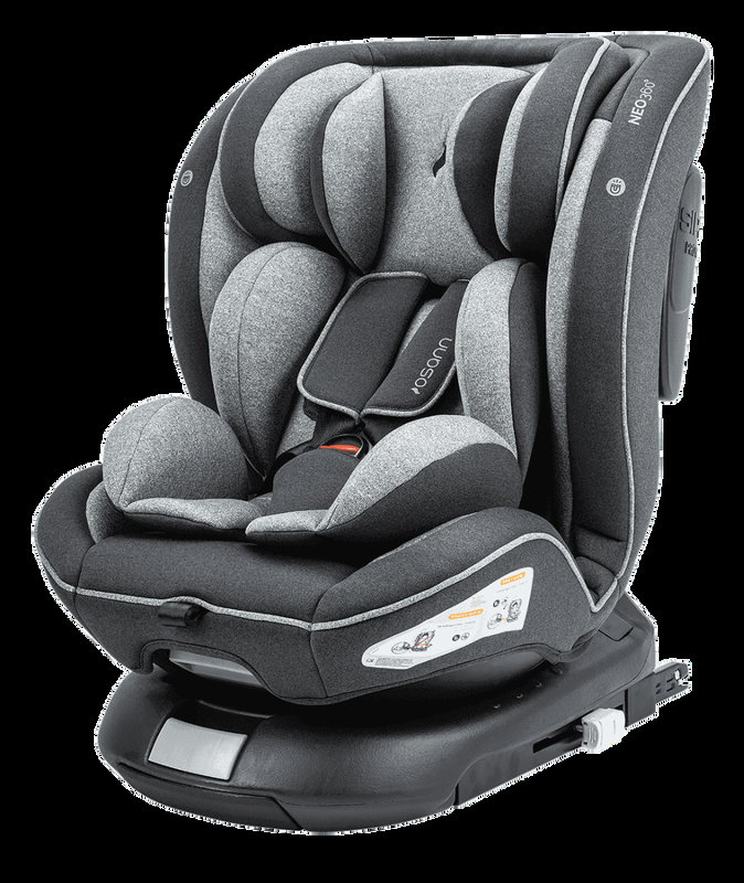 babyonlineshop Osann Neo360 Kindersitz Universe Grey Gruppe 0+/1/2/3
