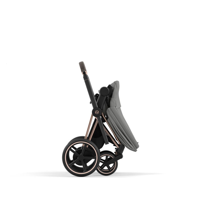 babyonlineshop CYBEX e-PRIAM Kinderwagen Mirage Grey Gestell wählbar New Generation Speichern exportieren