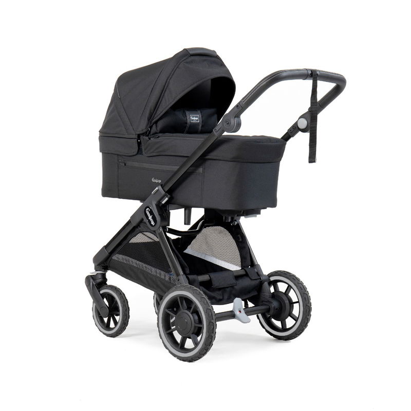 babyonlineshop Emmaljunga SENTO FLAT Kinderwagen All Black 2025